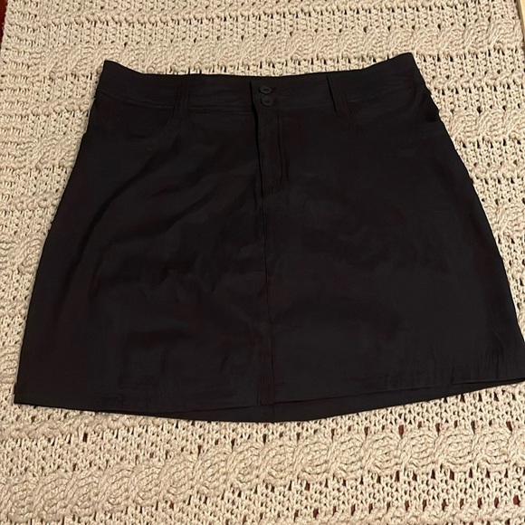 EDDIE BAUER  Skorts 2 pockets, tennis, cheer, ball, WOMEN'S Sz 6‎ black SKIRT - Picture 4 of 11